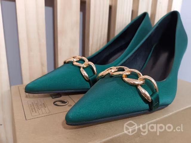 Zapatos de taco N°35 ¡¡NUEVOS Y EXCLUSIVOS!! - Imagen 2