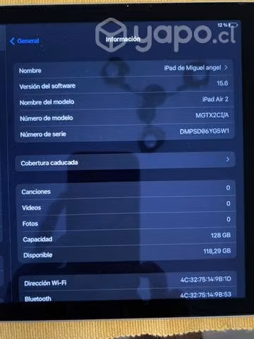 IPad Air 2 128gb