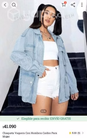 Chaqueta mezclilla