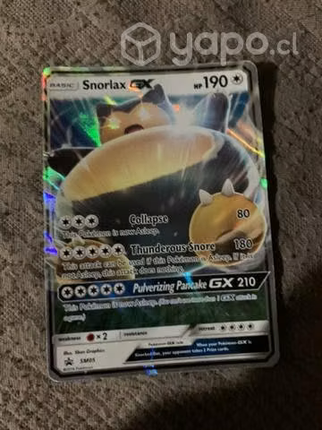 Carta Pokemon Snorlax GX