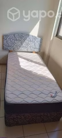 Cama 1 plaza con colchón - Imagen 2