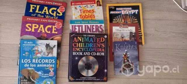 Pack Libros educacionales para niños en inglés