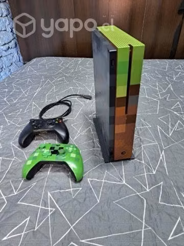 Xbox one S edición limitada Minecraft