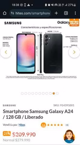 Samsung galaxi a24 - Imagen 6