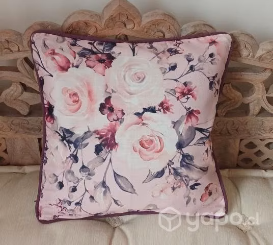 Funda Cojín Estampado Flor - Imagen 2