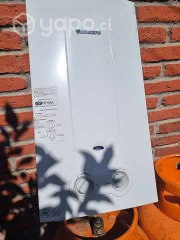 Calefón junkers 14 litros gas licuado casi nuevo