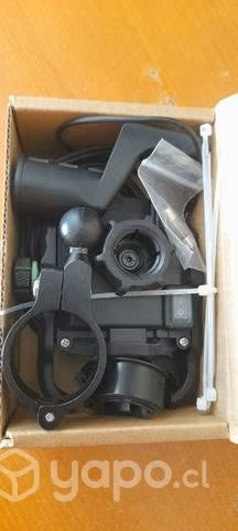 Soporte celular con cargador para motocicleta
