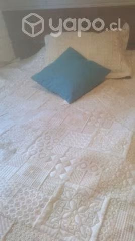 Impecable cama de dos plazas completa - Imagen 2