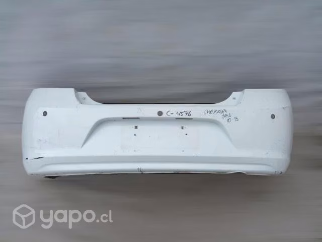 Parachoque trasero chevrolet sail 2010-2015