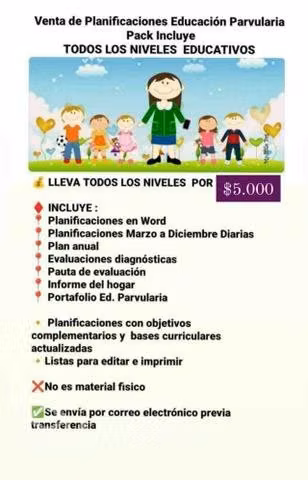 Kit Planificación Ed Párvularia