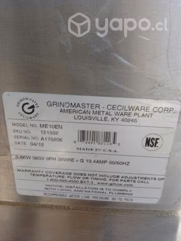 Hervidor Eléctrico Industrial Cecilware ME10E-N