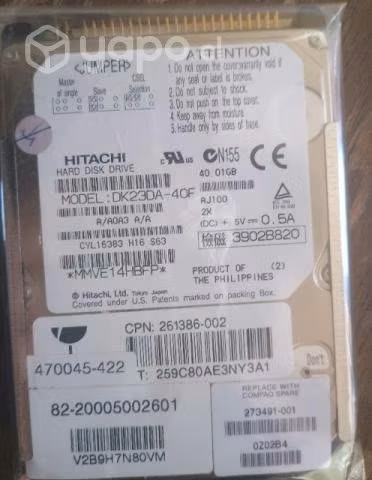 Pack de 6 Discos Duros Sata de 160gb a 15gb
