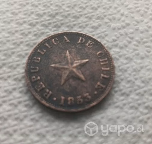 Moneda antigua chilena