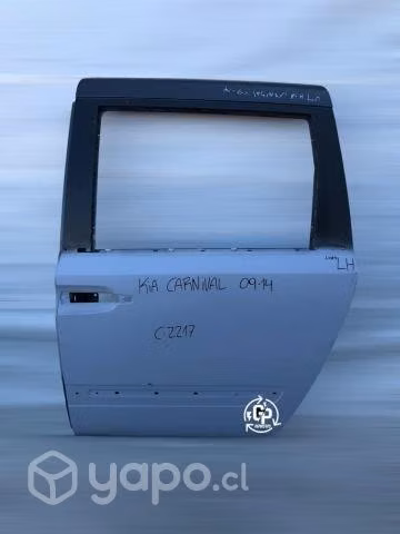 Puerta trasera lh kia carnival 2009-2014
