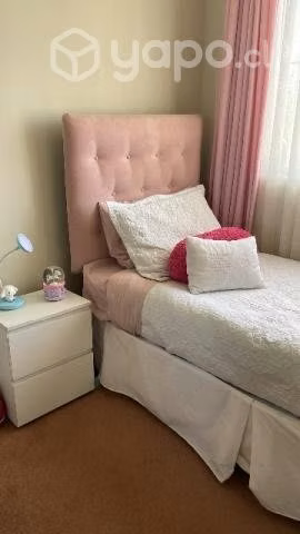 Cama de 1 plaza más respaldo