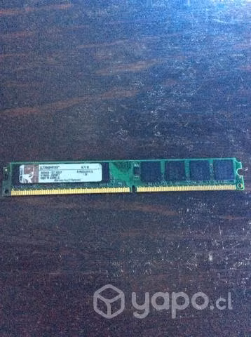 Memoria 2GB DDR2 800MHz Kingston para PC antiguo