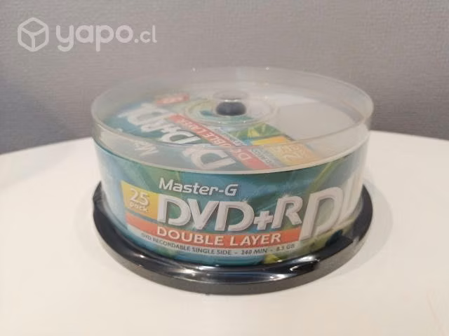 DVD +R doble capa torta 25 un master-g