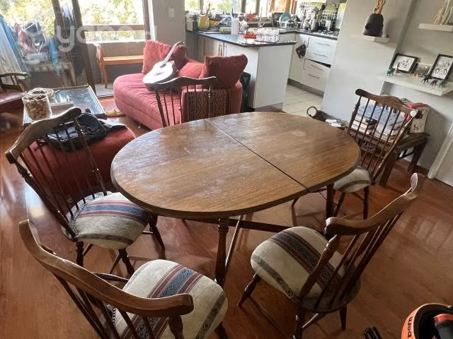 Juego de comedor de estilo 5 sillas