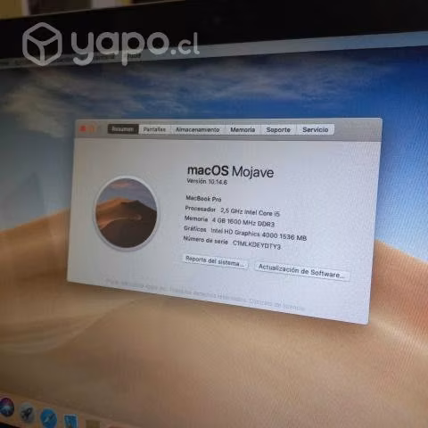 Mackbook pro 2012