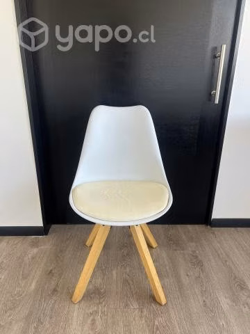 Silla blanca elegante