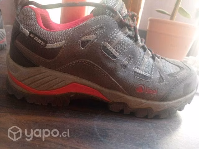 Zapatos Lippi Puelo Cs Low Gris Rojo - Imagen 2