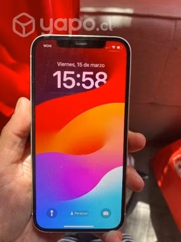 IPhone 12 blanco 64 gb con 86% de batería