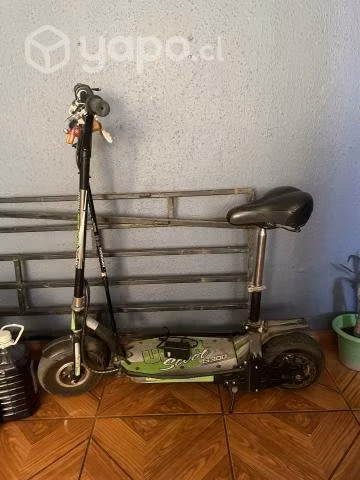 Scooter con asiento como uso