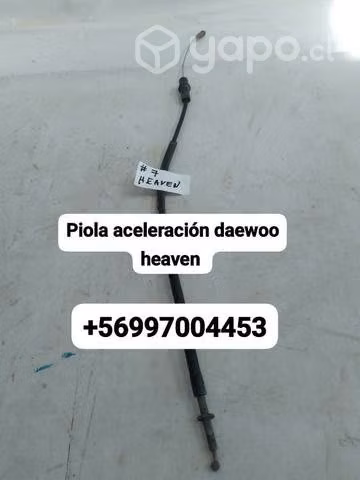Piola de aceleración Daewoo heaven