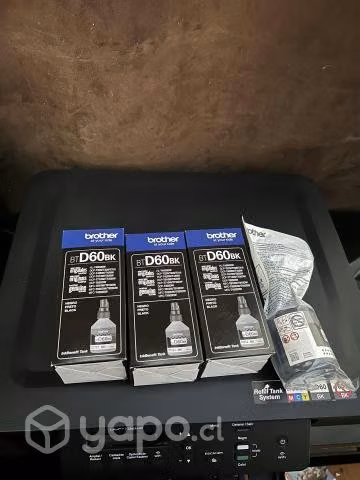Impresora brother con 4 tintas negras nuevas - Imagen 3