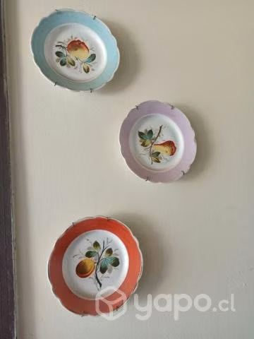 Platos decorativos vintage - Juego de 6