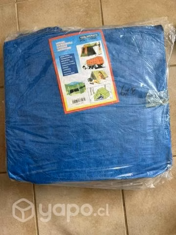 Lona impermeable 6x8 mts