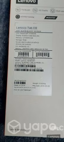 Tablet portátil Lenovo