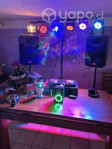Pack exclusivo audio dj luces iluminación 4 horas