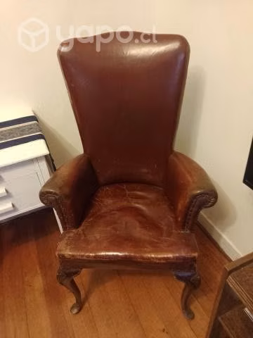 Sitial sillon antiguo de cuero