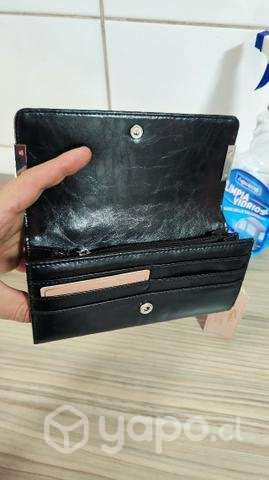 Billetera marca Sei nueva, de cuero, con caja - Imagen 3