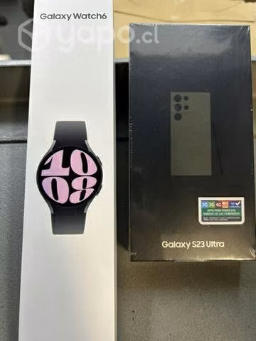 S23 ultra de 256 GB +reloj Samsung Watch 6