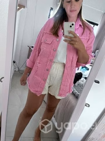 Chaqueta mezclilla oversize - Imagen 3