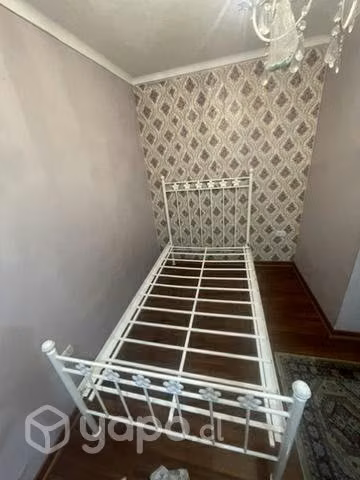 Hermosa cama estilo romántico 1 plaza 1/2 - Imagen 2