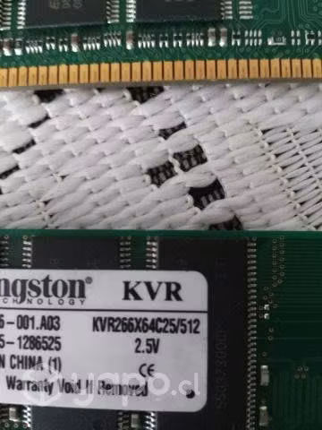 2 memorias para PC 512MB usadas - Imagen 4