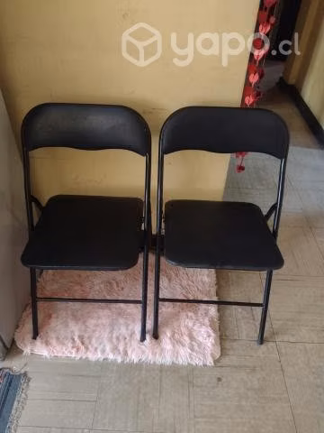 2 Sillas metálicas