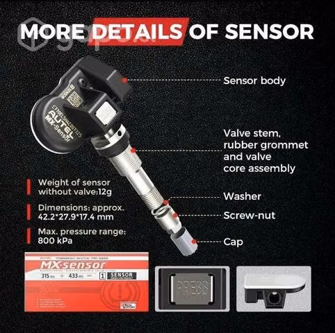 Sensor TPMS Autel original venta y programacion