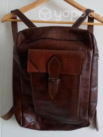 Mochila de cuero