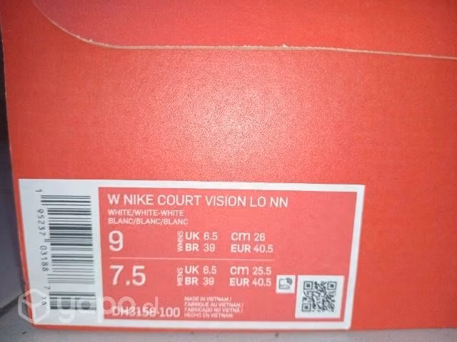 Zapatillas w nike court vision lo nn