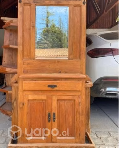Mueble/ arrimo de madera pino oregon