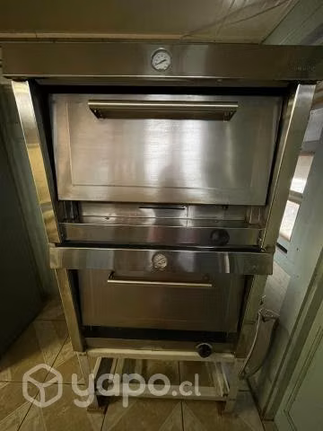 Horno 2 cámaras 58x65cm Maigas