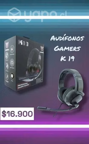 Audífonos gamer k19