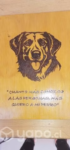 Pirograbados en madera