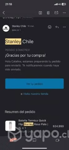 Botella stanley 1 litro nueva - Imagen 3