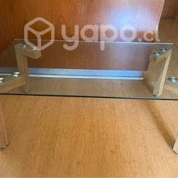 Mesa Cristal Madera Sala - Imagen 3