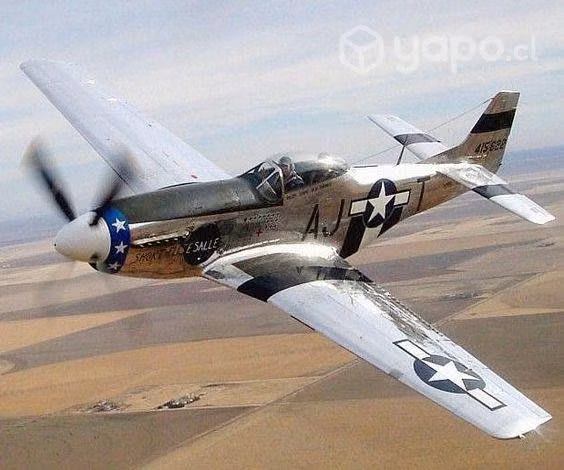 Pin avión Americano P-51 Mustang